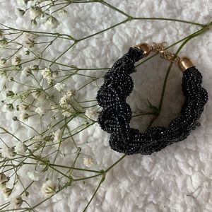 ♣️Beaded black bracelet♣️